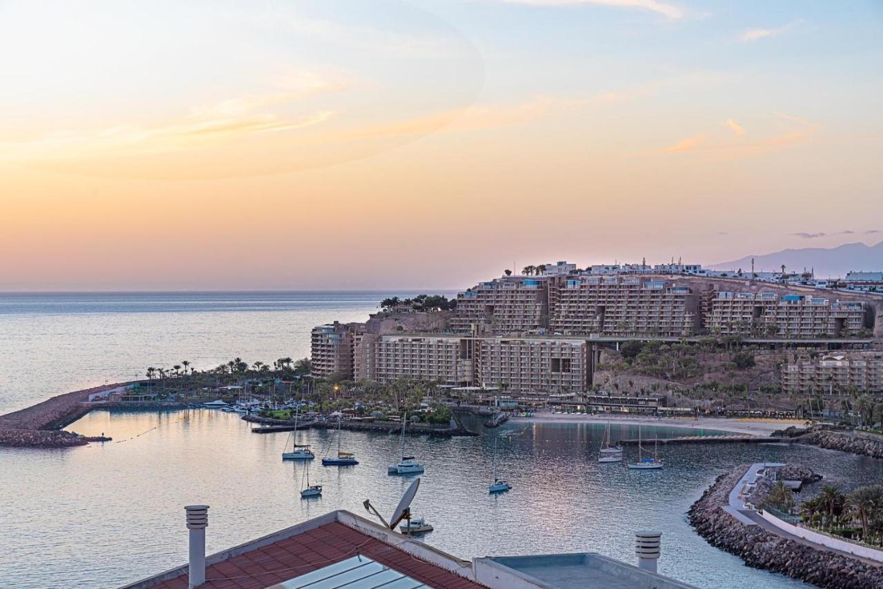 Mogan Luxury Apartment, Sea Views, Jacuzzi And Sauna. Exterior foto
