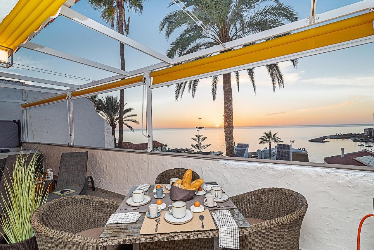 Mogan Luxury Apartment, Sea Views, Jacuzzi And Sauna. Exterior foto