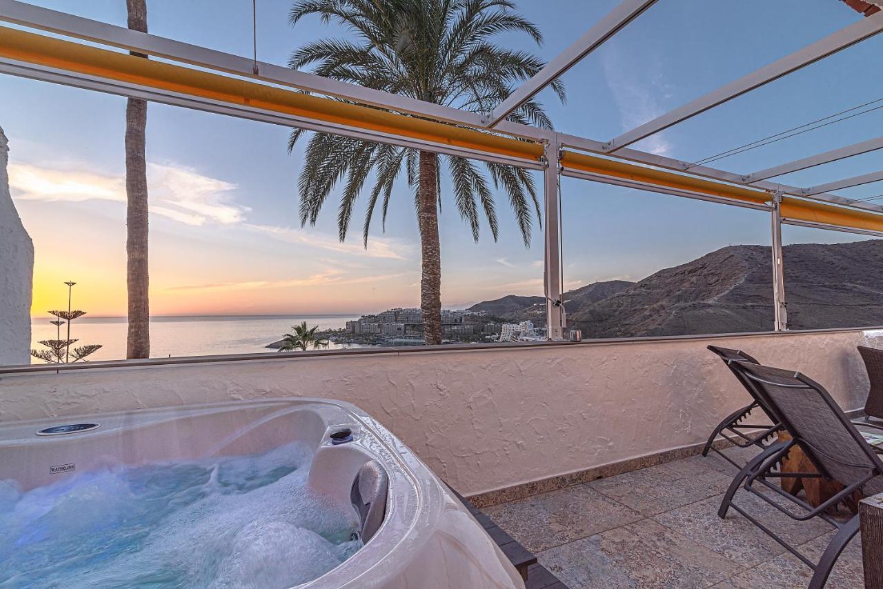 Mogan Luxury Apartment, Sea Views, Jacuzzi And Sauna. Exterior foto